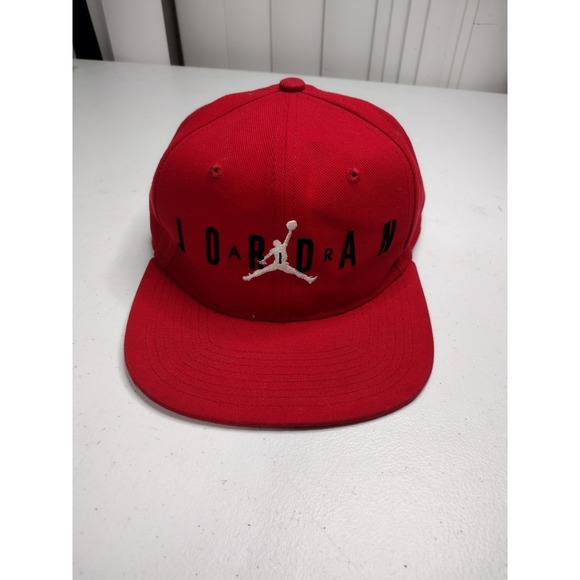 Nike Jordan Other - Nike Jordan Snapback Hat Red Youth Baseball Cap Jumpman Logo